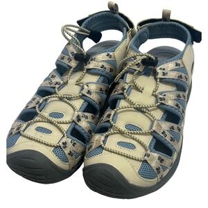 Grition‎ Closed Toe Shoes Sandals Beach Water Sport Athletic Beige 7.5 US 38 EU